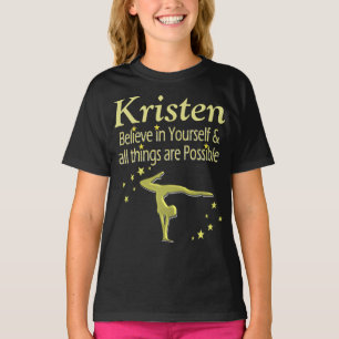 GLAUBEN SIE SICH IN IHREM PERSONALISIERTEN GYMNAST T-Shirt