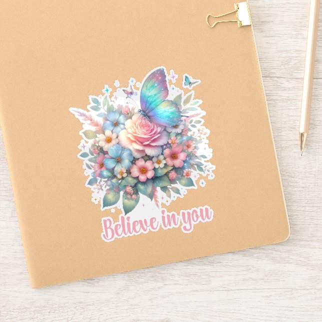 GLAUBEN SIE SICH, TÄGLICHE POSITIVE AFFIRMATION AUFKLEBER (Notizbuch)