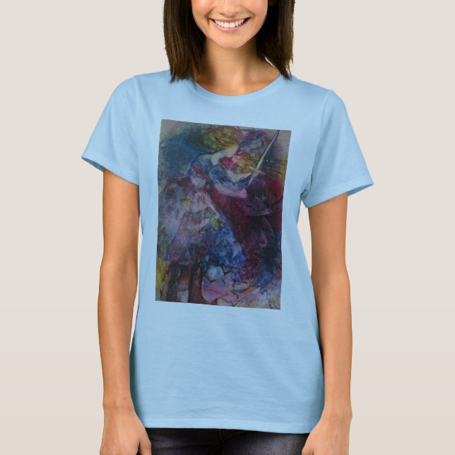 Glauben Sie und verordnen Sie dem T-Shirt der Frau (Vorderseite)