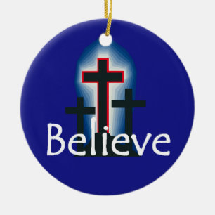GLAUBEN Sie Verzierung Keramik Ornament
