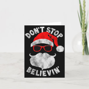 Glauben Sie weiterhin an den coolen Santa Gles Wei Karte