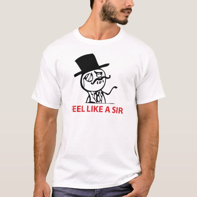 Glauben Sie wie ein Sir T-Shirt (Vorderseite)