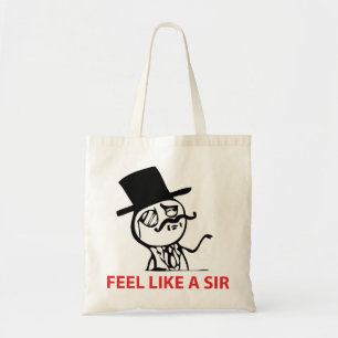 Glauben Sie wie ein Sir - Taschen-Tasche Tragetasche