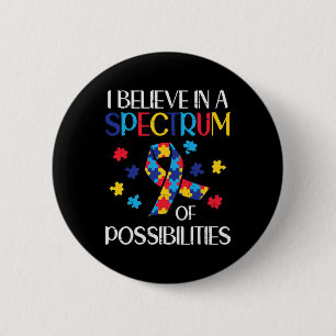 Glauben Spektrummöglichkeiten Autismus Sensibilisi Button