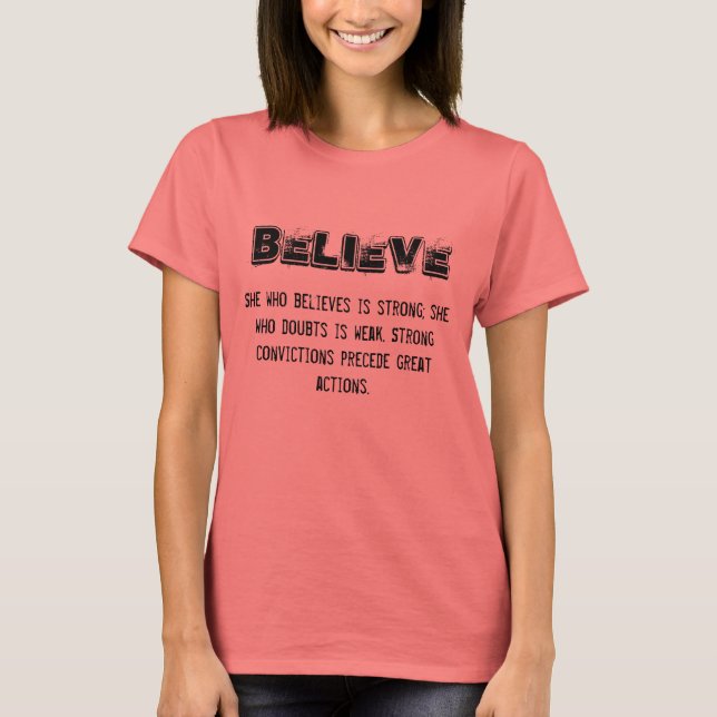 GLAUBEN T-Shirt (Vorderseite)