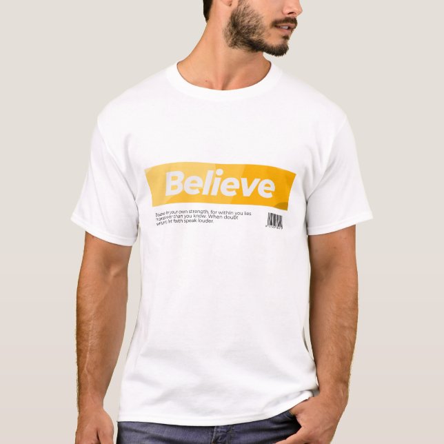 glauben T-Shirt (Vorderseite)