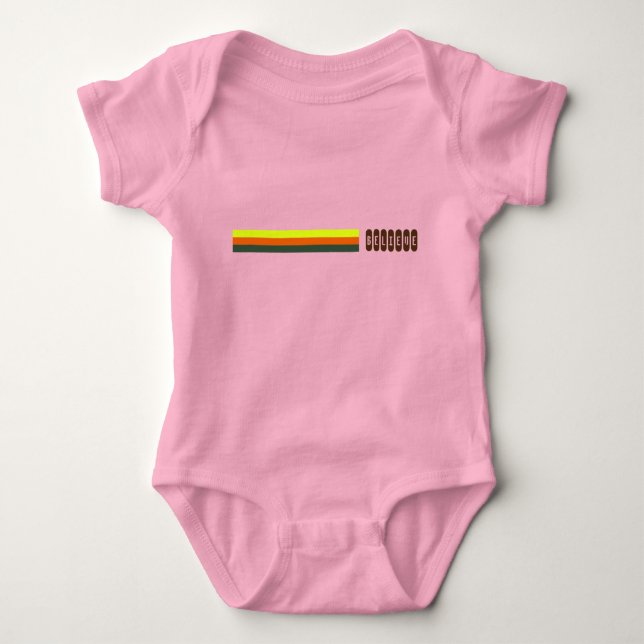 Glauben Trendy Baby Strampler (Vorderseite)
