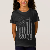 Glauben über Angst Coole Christliche Cross America