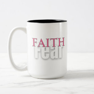 GLAUBEN ÜBER ANGST Tasse