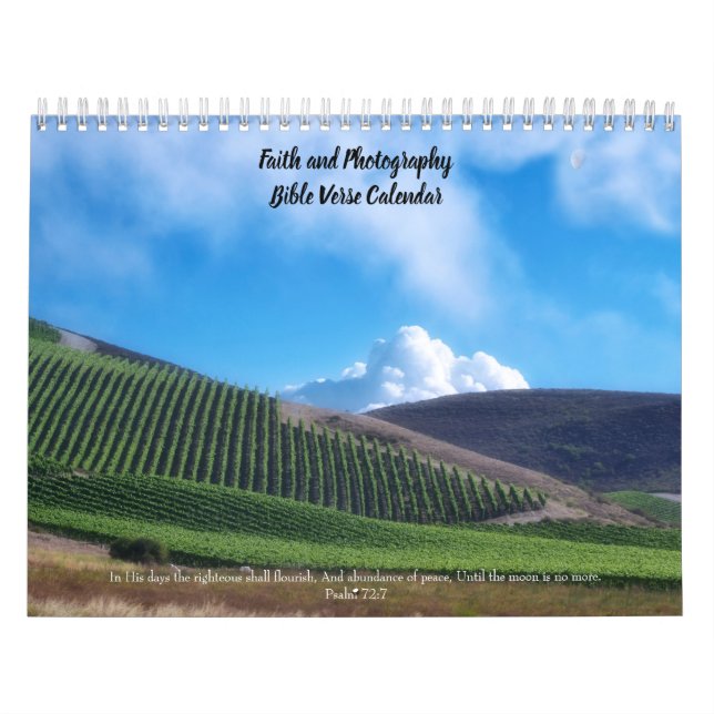 Glauben und Fotografie Bibelvers Kalender (Titelbild)