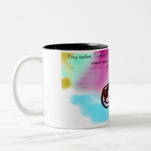 glauben zweifarbige tasse