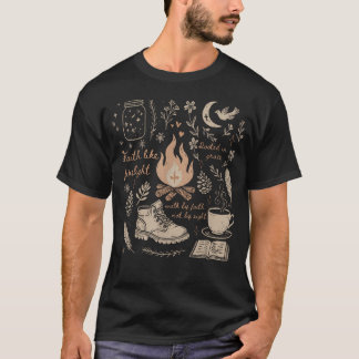 Glaubensbasiertes Campen Religiöses Christliches C T-Shirt