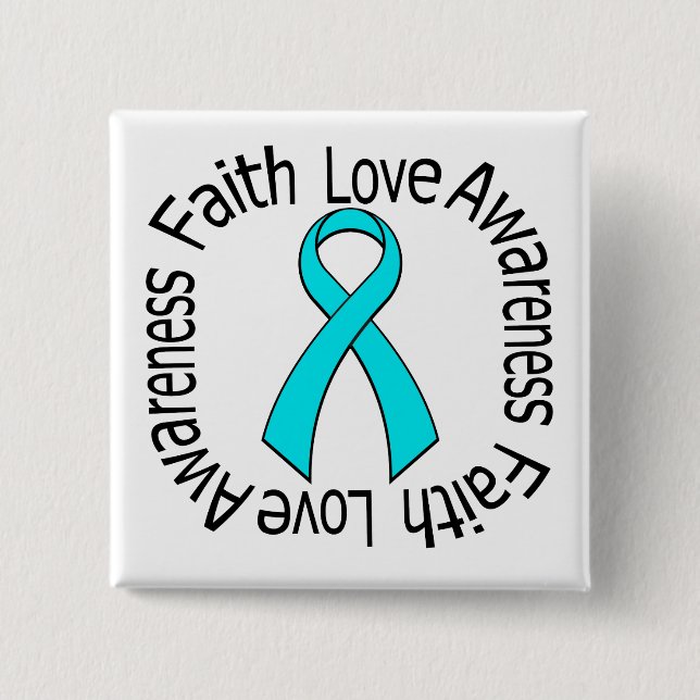 Glaubensbewusstsein Liebe Erholung Button (Vorderseite)