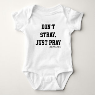 Glaubensbotschaft und Gebet Baby Strampler