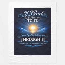 Glaubensdecke Fleecedecke