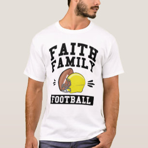 Glaubensfamilienfußball T-Shirt