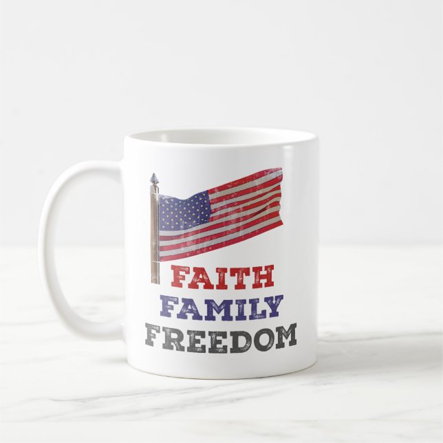 Glaubensfreiheit Kaffeetasse (Links)