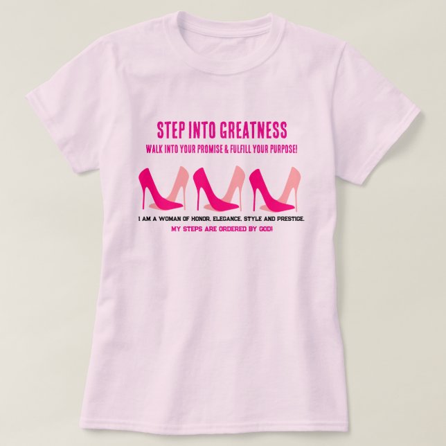 Glaubensgeschenke Kollektion - Damen T-Shirt (Design vorne)