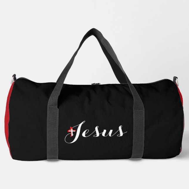 Glaubensgeschenke Sammlung-Damen Groß Duffle Bag (Vorderseite)