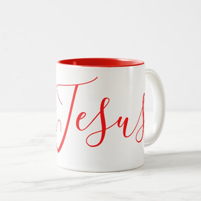 Glaubensgeschenke Sammlung -  Zweifarbige Tasse (VorderseiteRechts)