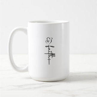 Glaubensherz und Christliches Glaubensdesign Kaffeetasse