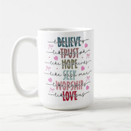 Glaubensinspiriert Kaffeetasse