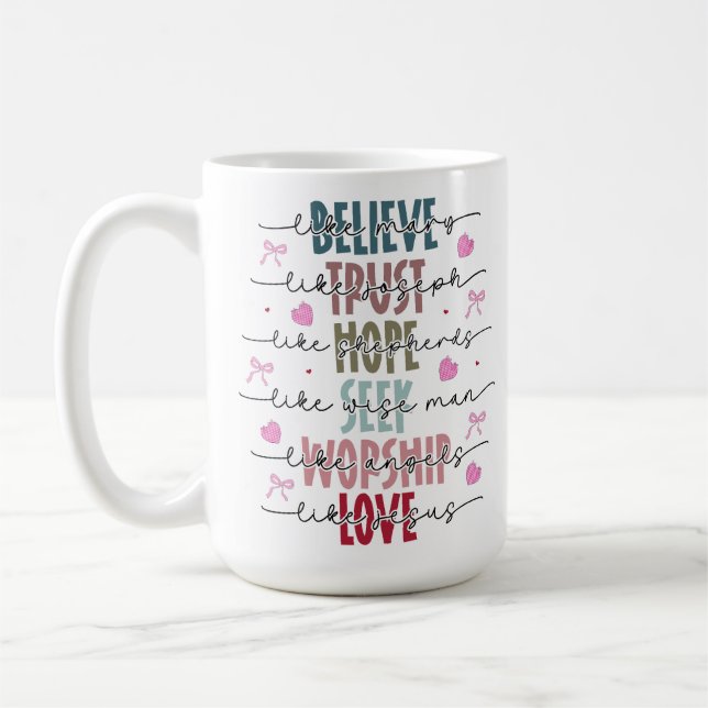 Glaubensinspiriert Kaffeetasse (Links)