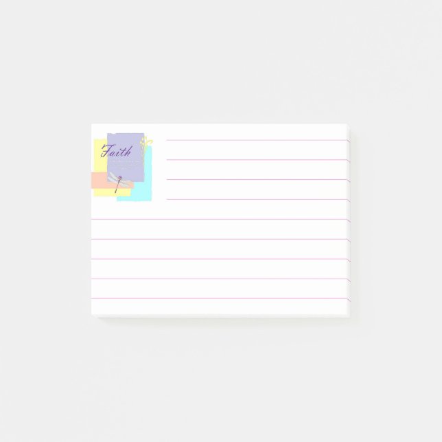 Glaubenslibelle Post-it Klebezettel (Vorderseite)