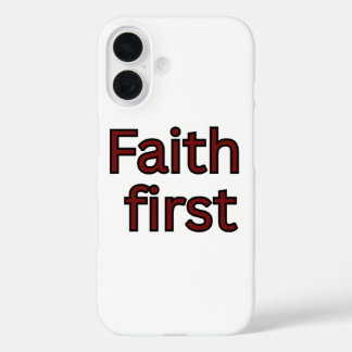 Glaubensspruch iPhone 16 Hülle