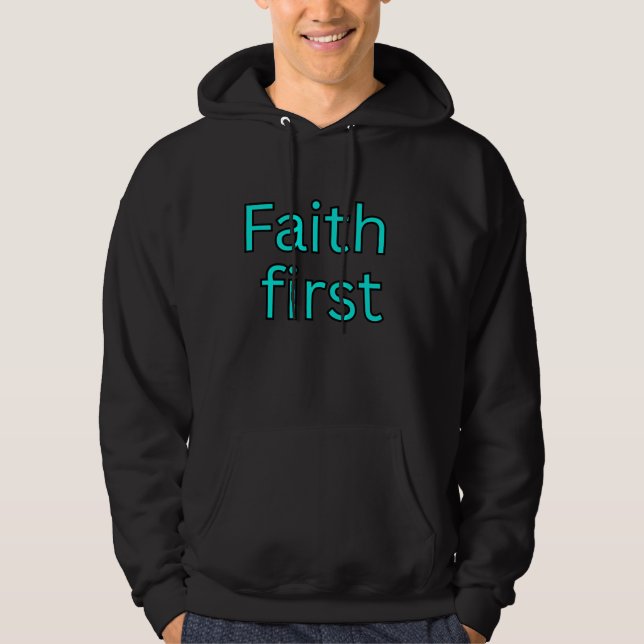 Glaubensspruch Hoodie (Vorderseite)