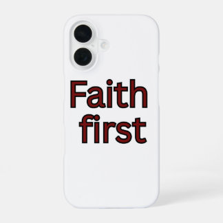 Glaubensspruch iPhone 16 Hülle