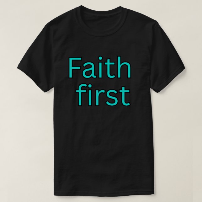 Glaubensspruch T-Shirt (Design vorne)