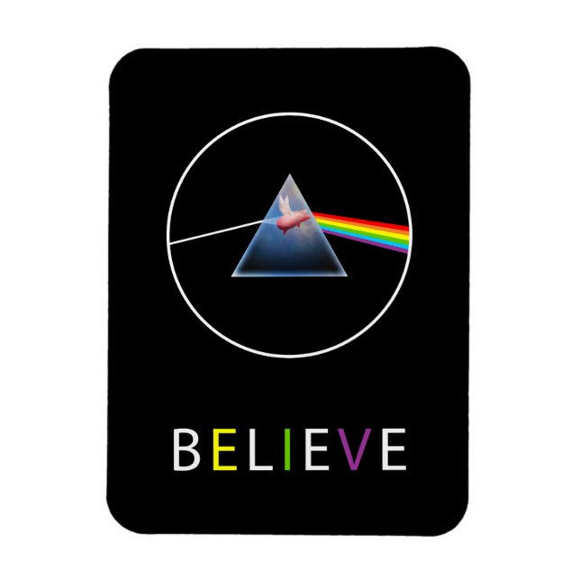 Glaubensstiftende Pig-Prism-Design Magnet (Vertikal)