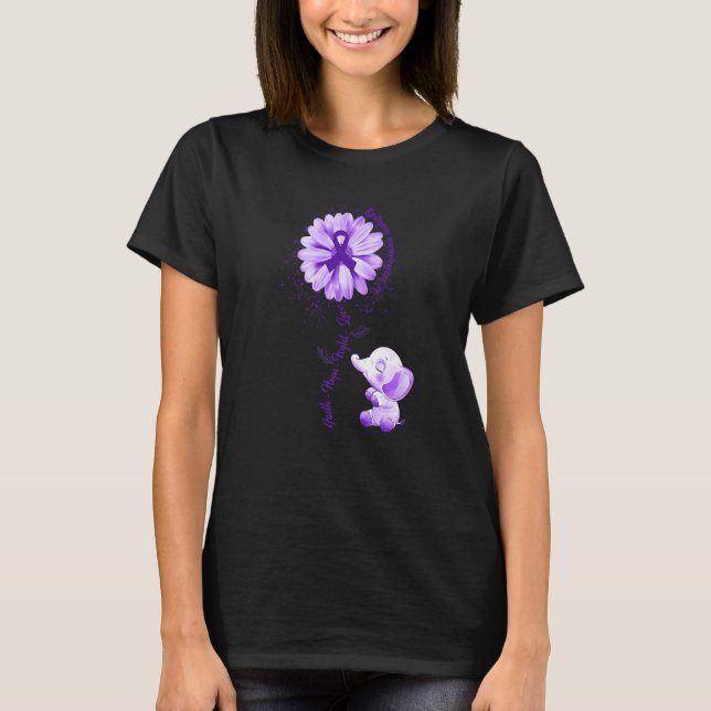 Glaubensstiftung Kampf Liebe Elephant Epilepsy Bew T-Shirt (Vorderseite)