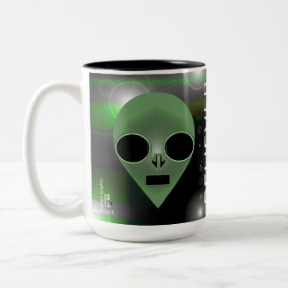 "Gläubiger" Alien-Tasse Bilder Von J.H. Thornton Zweifarbige Tasse