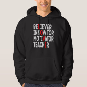 Gläubiger Motivator Innovator Erzieher Liebe Lehre Hoodie