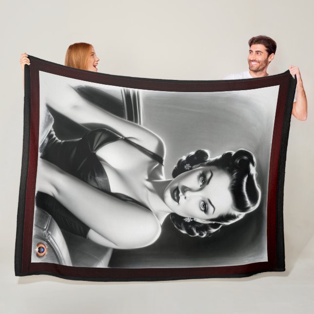 Glaubst du mir nicht, dass ich AI Concept Art von  Fleecedecke (Beispiel)