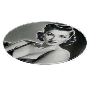 Glaubst du mir nicht, dass ich AI Concept Art von  Schneidebrett