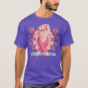 Glaubt Hoffnung Liebe Krebs Bewusstsein, Kraft Ein T-Shirt