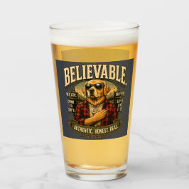 Glaubwürdige Lustige Ehrliche Lifestyle-Shirt Glas