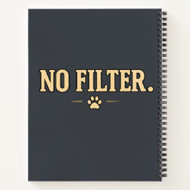 Glaubwürdige Lustige Ehrliche Lifestyle-Shirt Notizbuch