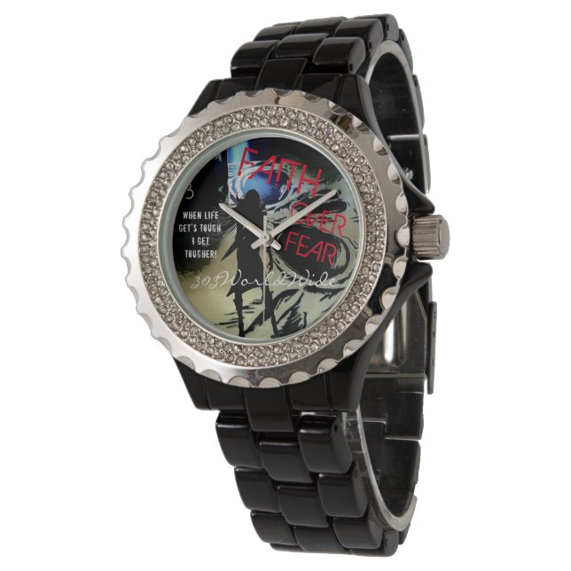 GLAUBWÜRDIGKEIT MIT EINEM SCHWERPUNKT ARMBANDUHR (Schrägansicht)