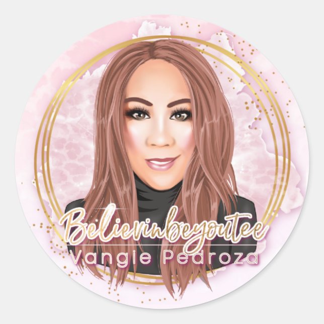 Glauvinbeyoutee Stickers (Vorderseite)