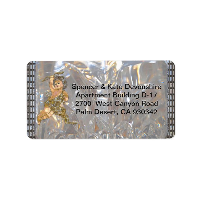 Glayce Cherub Adressaufkleber (Vorne)