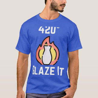 Glaze It Pottery Clay Keramiken Funny T-Shirt