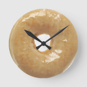 Glazed Donut Novelty Runde Wanduhr