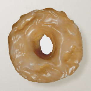 Glazed Donut Rundes Kissen