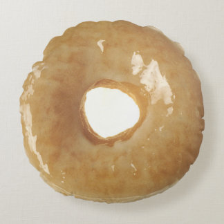 Glazed Donut Rundes Kissen
