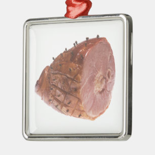 Glazed Ham Silbernes Ornament
