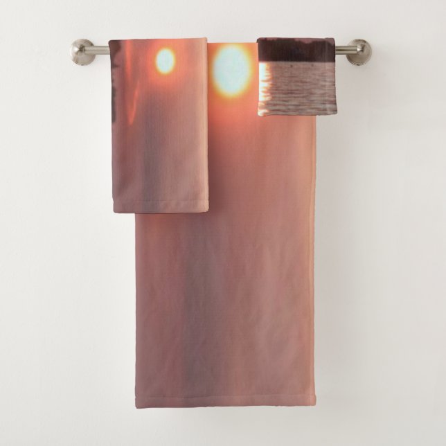 Glazed Sunset Badhandtuch Set (Insitu)